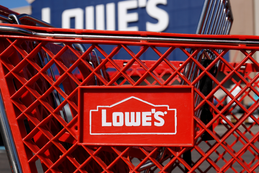 Lowe's online sales Q4