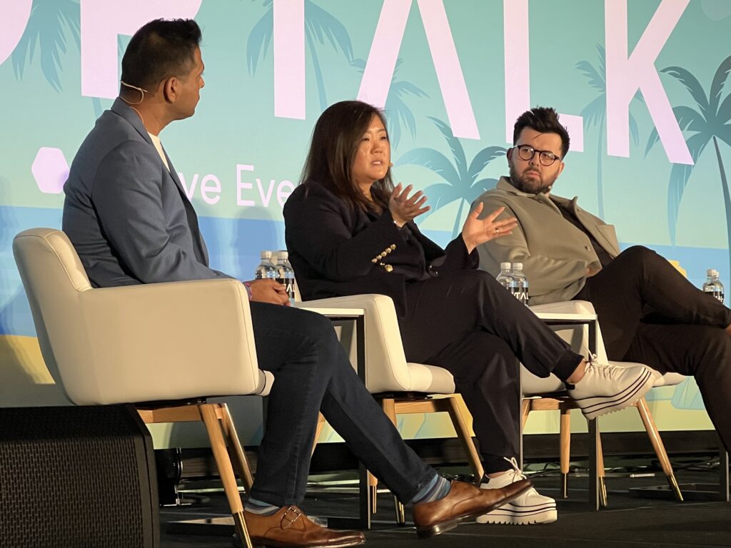 shoppable video panel at Shoptalk