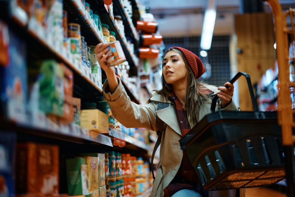 March online grocery sales grew fast in 2021, but since then, they decreased in 2022 and then again in 2023 before holding steady.