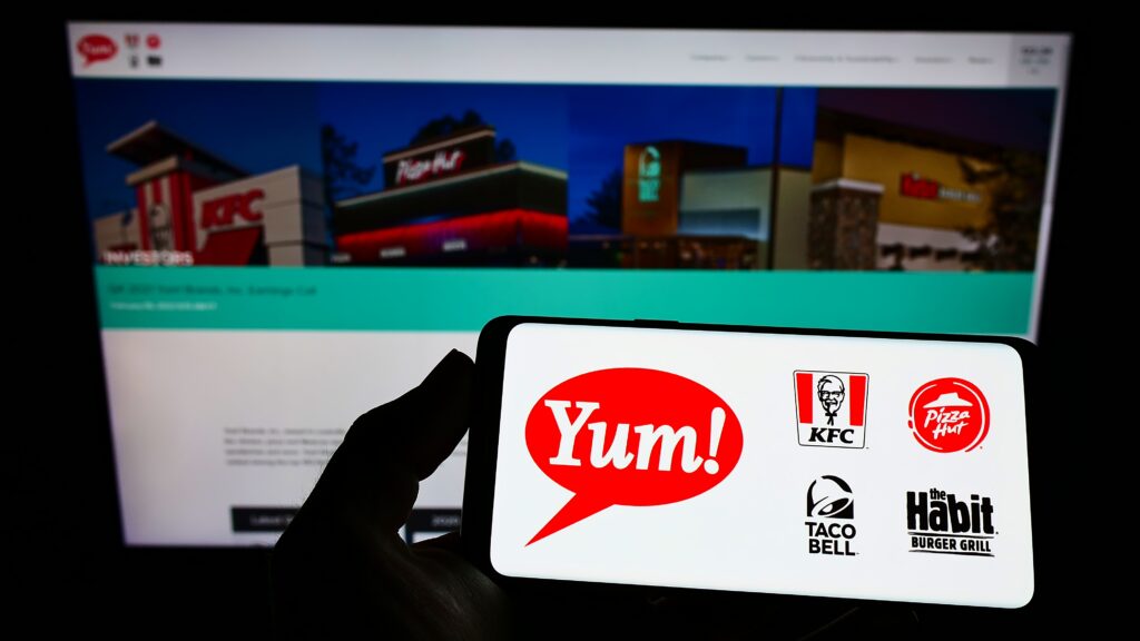 yum brands digital sales