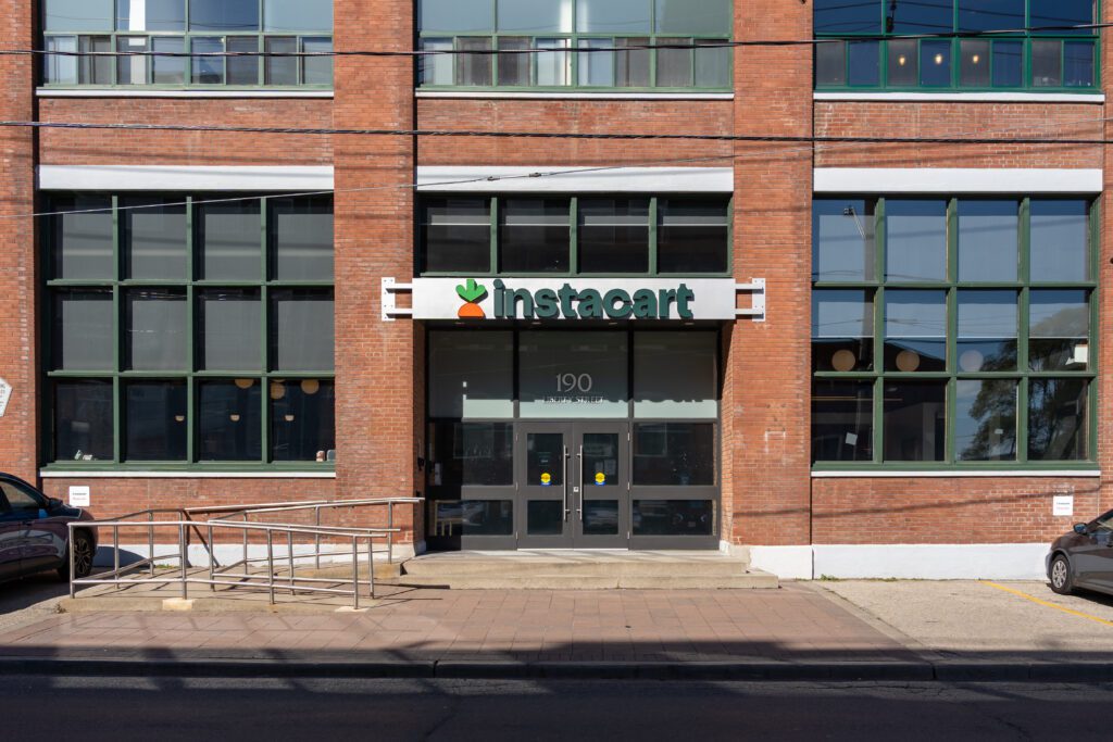 Ecommerce stock index, Instacart in January
