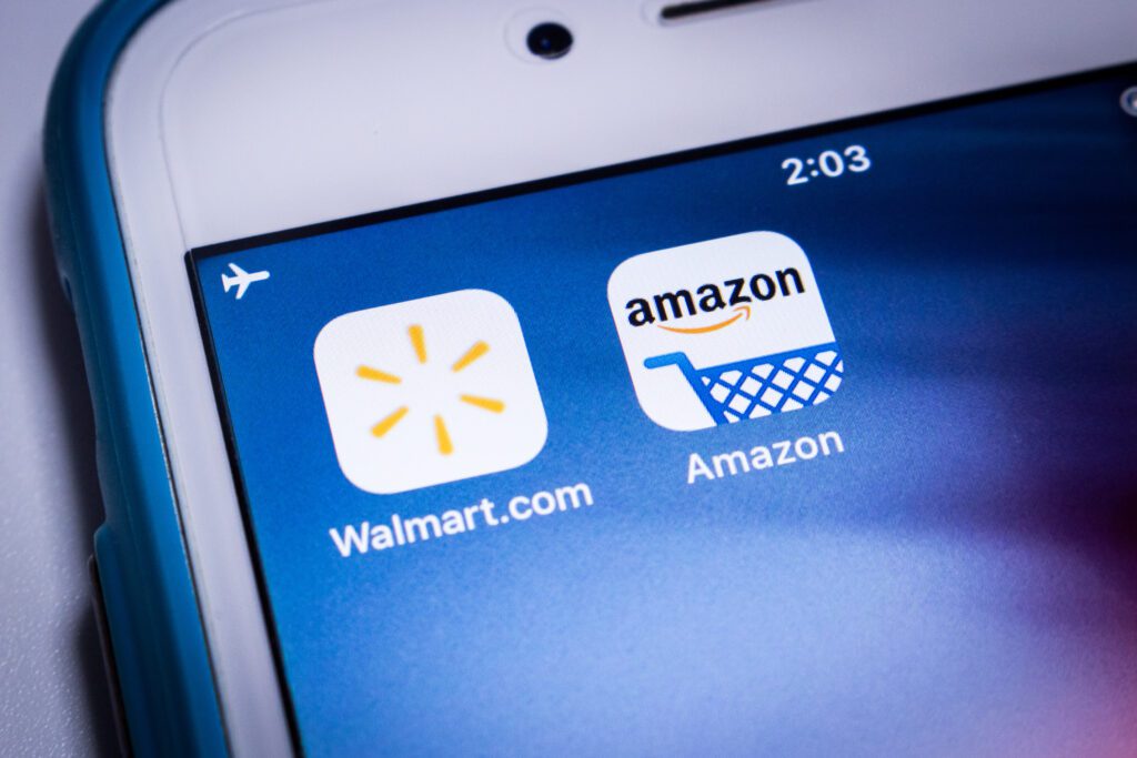 Walmart vs. Amazon, conversion rates
