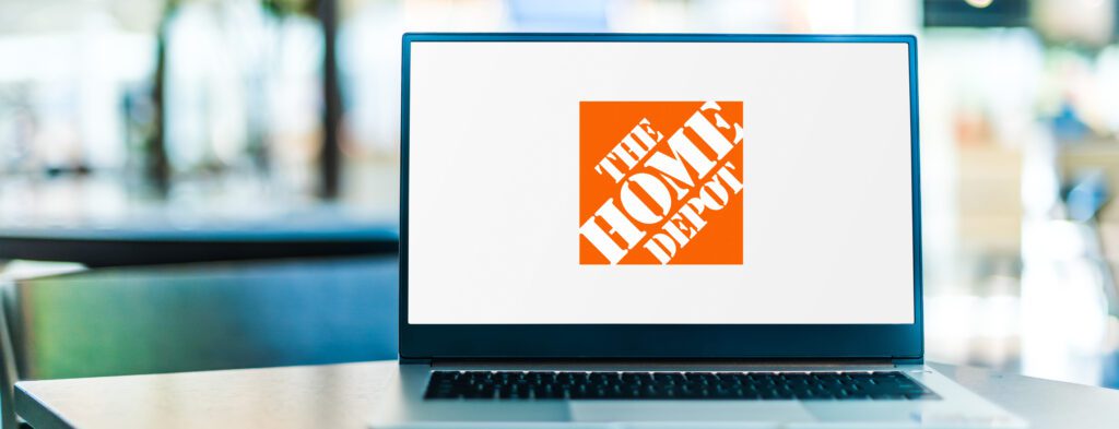 The Home Depot online sales grew in its fiscal Q1, albeit at a slower rate than its total sales, which grew to about $39.9 billion.