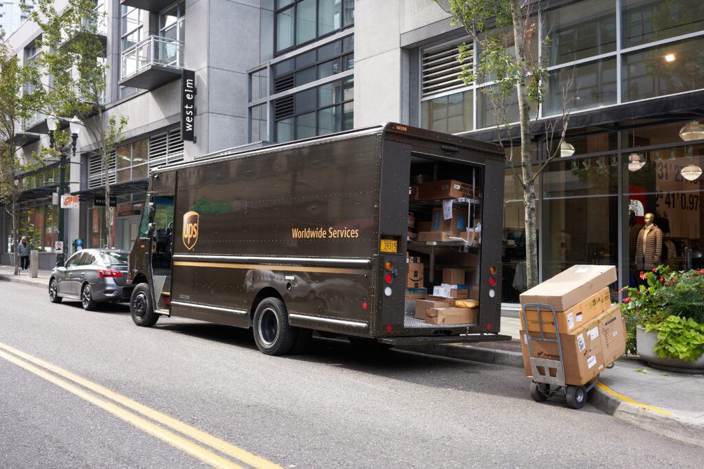 UPS Digital — which refers to initiatives and programs such as Roadie and Happy Returns — grew revenue 26.4% year over year in Q2 2025. Image credit: Tada Images - stock.adobe.com