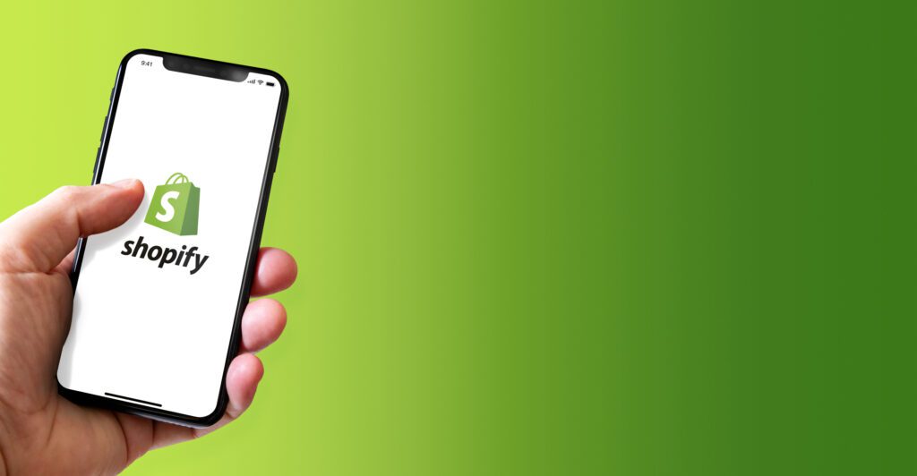 Shopify grew revenue and gross merchandise volume (GMV) by more than 30% each again in Q3, benefiting from AI and agentic commerce. | Image credit: daboost - Adobe Stock